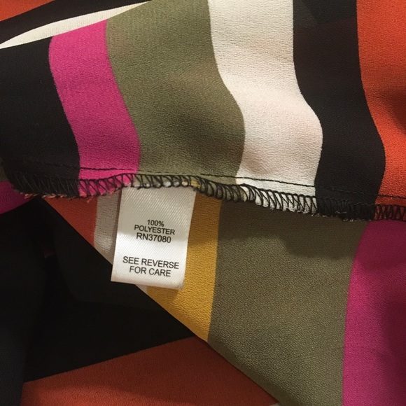 Cato Bold Striped Top L FREE SHIP - Picture 5 of 5